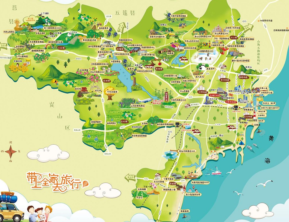 昌江景区使用手绘地图给景区能带来什么好处？
